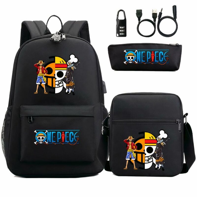 sac à dos One Piece avec 3 pièces