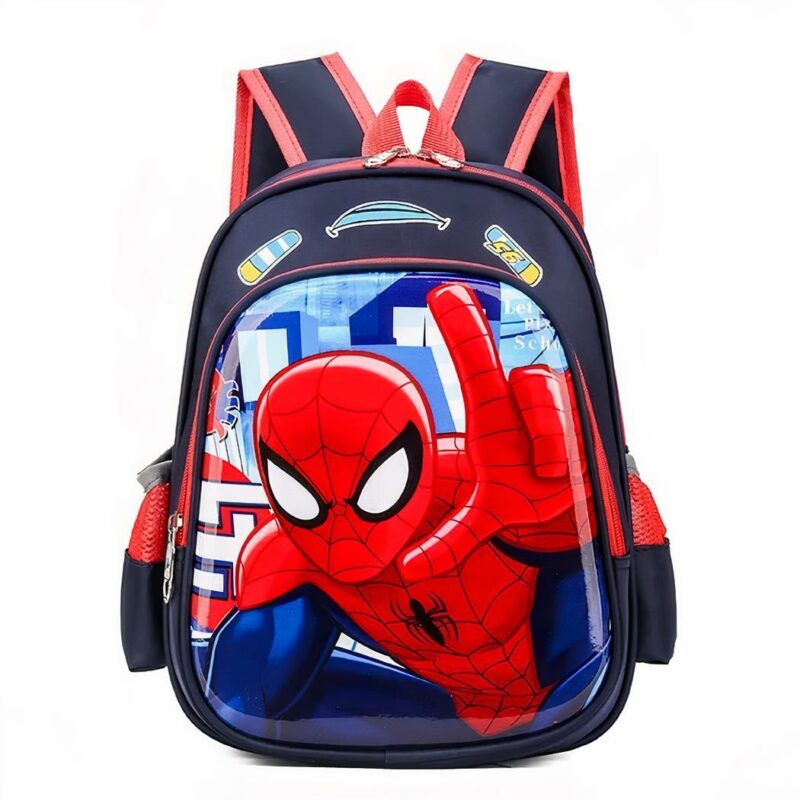 sac à dos enfant Spiderman au motif éclatant