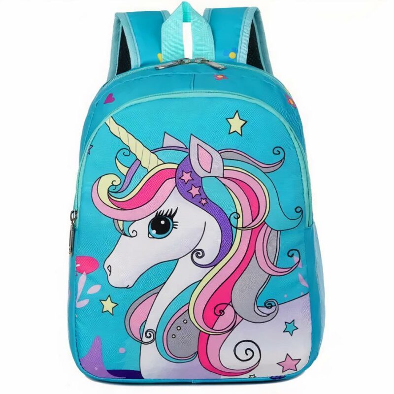 sac d'école licorne rose