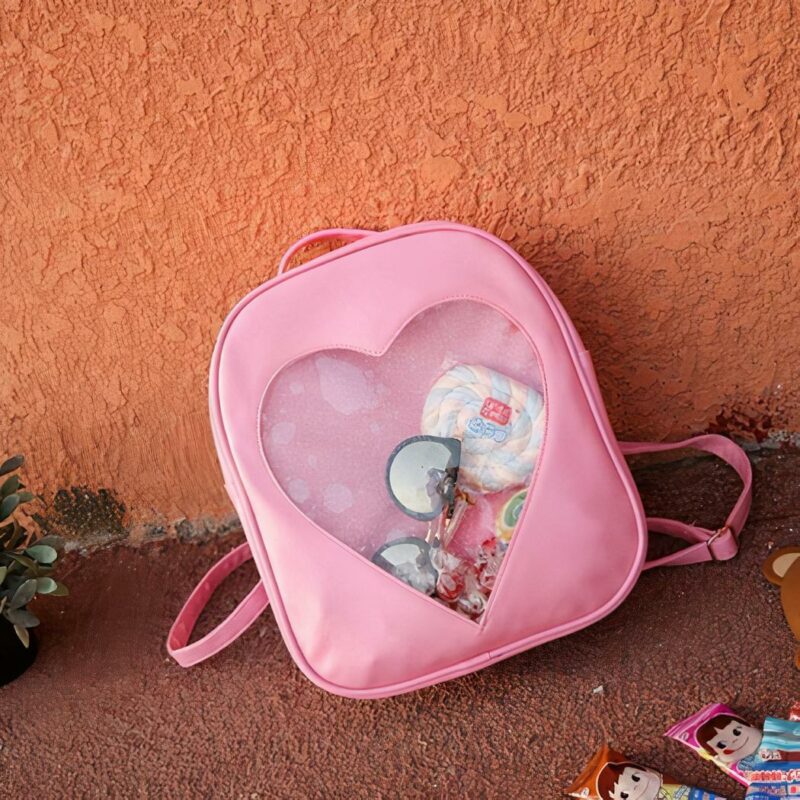 accessoire scolaire enfant sac à dos motif cœur