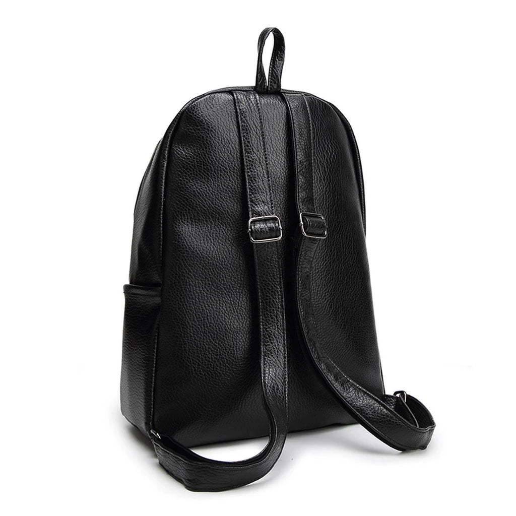 Sac À Dos Cuir Femme Noir