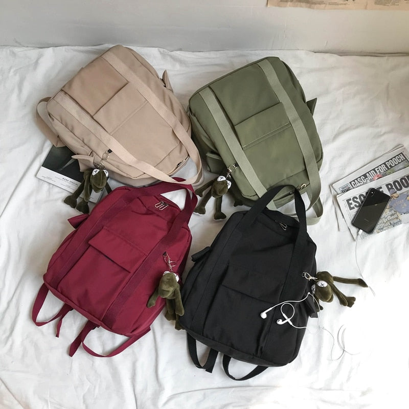 Sac à dos avec pochette pour ordinateur portable kaki