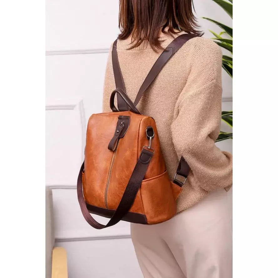 Sac À Dos En Cuir Femme Tendance258