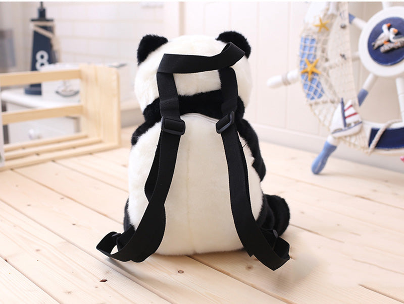 Sac À Dos Peluche Panda Noir Et Blanc57