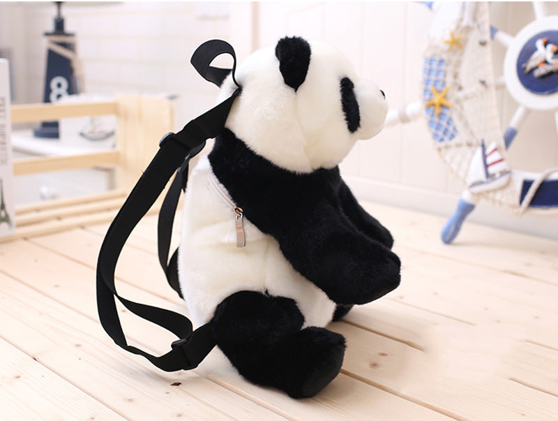 Sac À Dos Peluche Panda Noir Et Blanc56