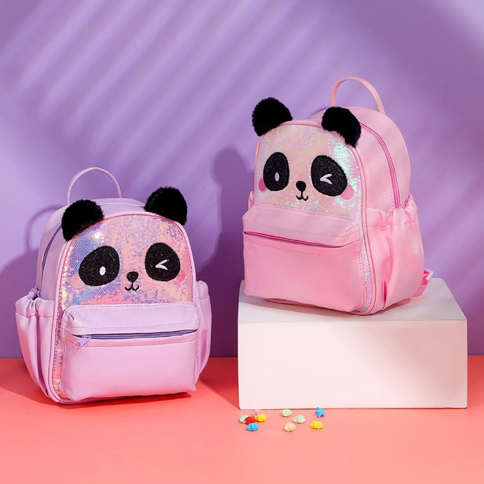 Sac À Dos Panda Rose Déglingos pour enfant