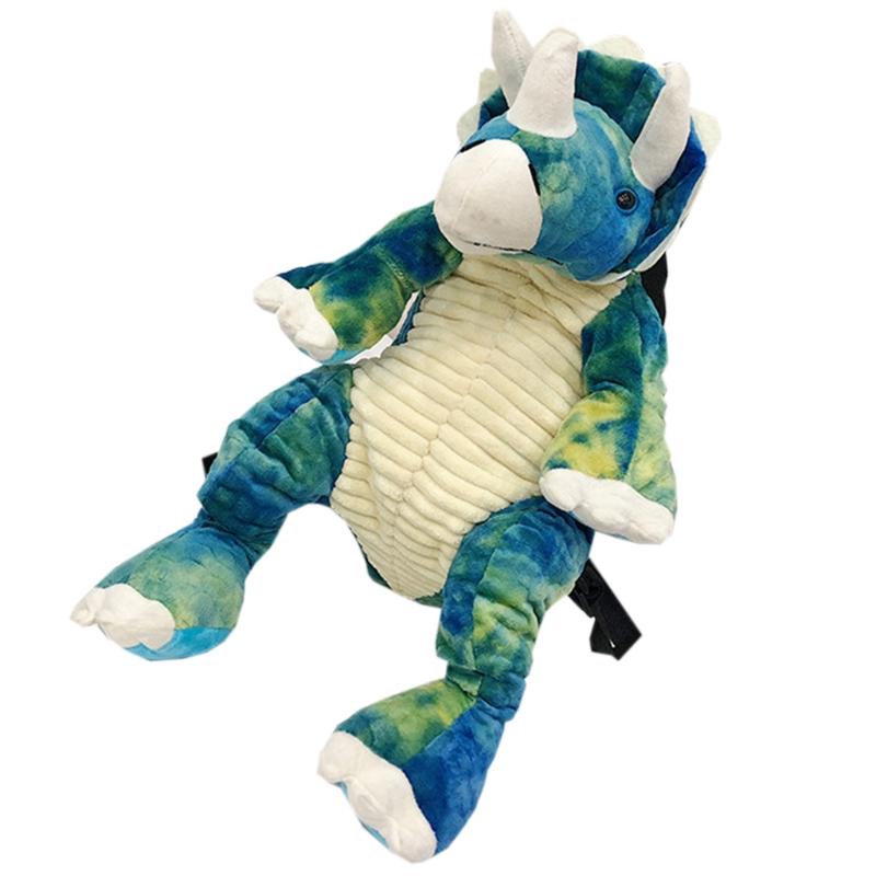 Sac À Dos Dinosaure En Peluche bleu