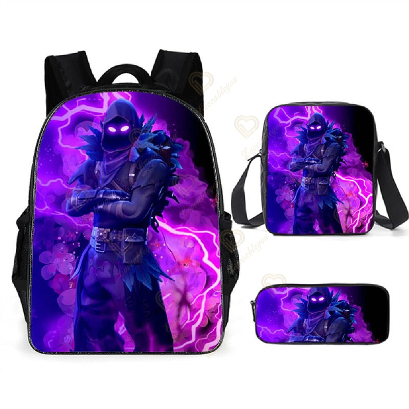 Sac À Dos Fortnite Cœur Noir