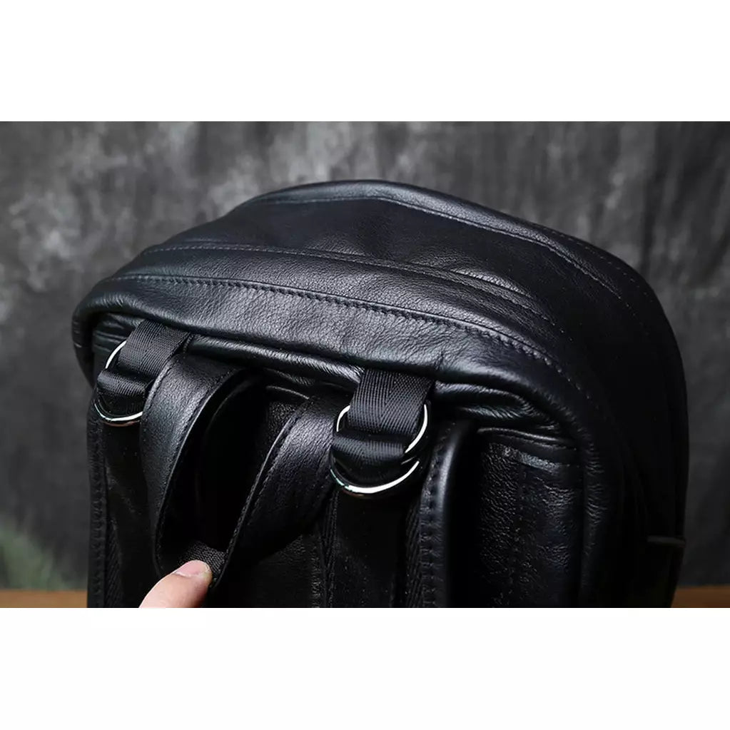 Sac À Dos Cuir Noir Femme140