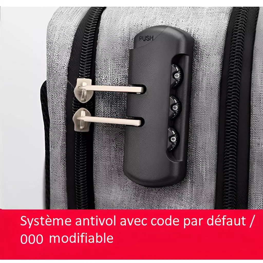 Sac A Dos Pc Portable 15.6 Antivol163