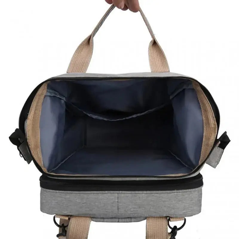 Sac à dos à langer extensible tendance pour les parents actifs