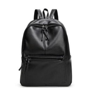 Sac à dos cuir femme noir